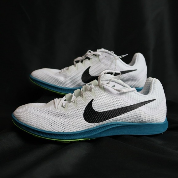 Nike Other - Nike Zoom Rival Distance FZ9653-102 White Spruce Track Spikes Mens Sz 8.5 + Bag